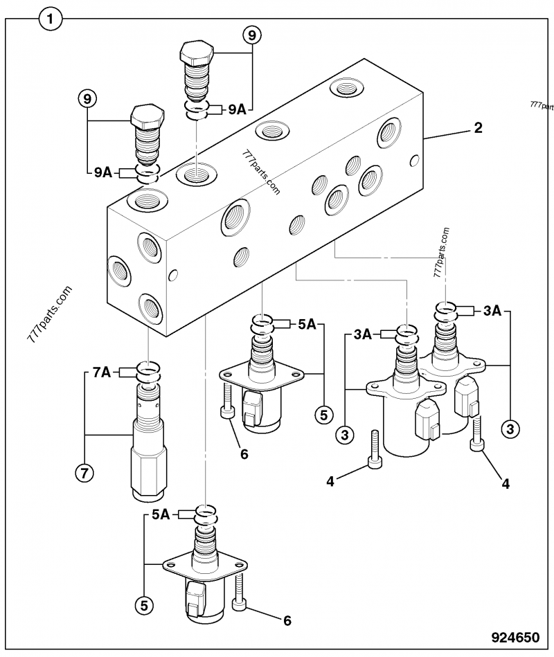 VALVE PILOT MANIFOLD OIL SUPPLY PCH AGRICULTURAL JCB 3CX T REGULAR valve-pilot-manifold-oil-supply-pch-agricultural-jcb-3cx-t-regular