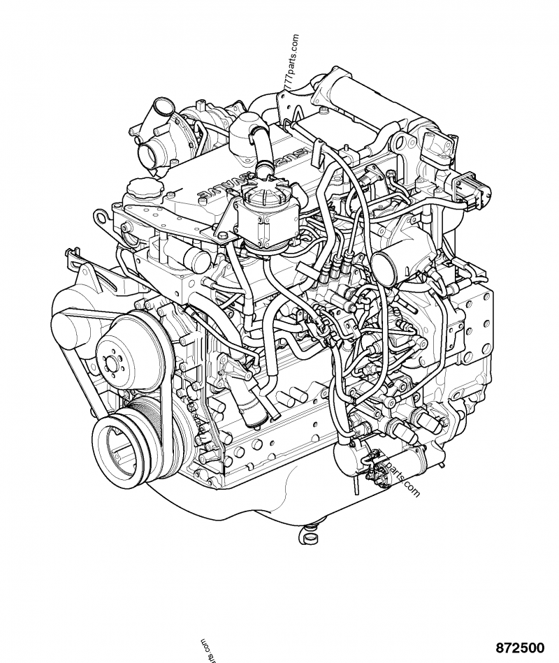 ENGINE, COMPLETE, 4HK1-XYSJ02 - AGRICULTURAL JCB JS220LR (AUTO CRAWLER ...