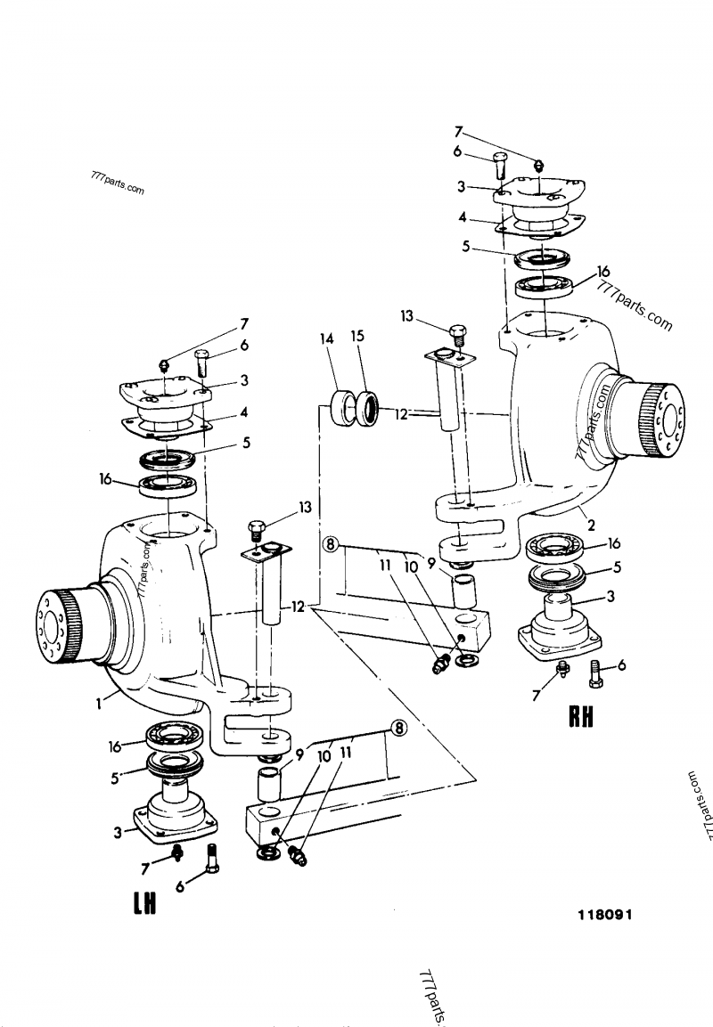 KNUCKLE, STEERING, & TRACK ROD, SWAY MACHINES, 4 SPEED - CONSTRUCTION ...