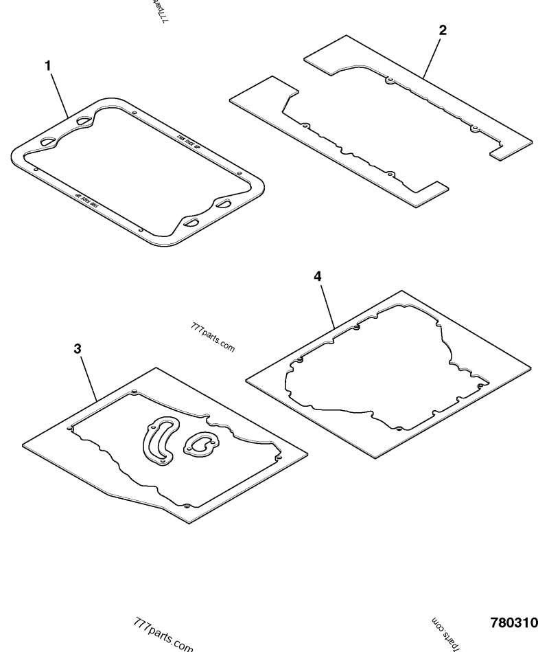 SEALANT TEMPLATES - OEM DIESELMAX JCB 320/40083 (JCB444 4 CYLINDER ...