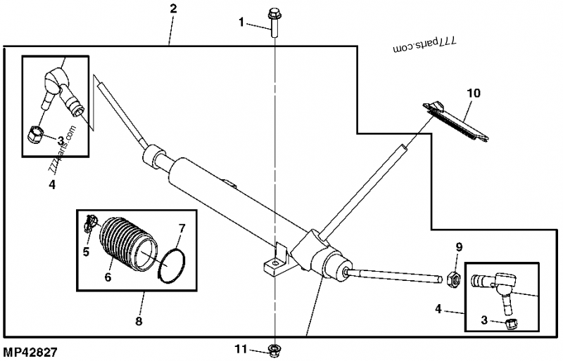 Sell GRAND MARQUIS CROWN VICTORIA TOWN CAR OEM STEERING RACK W TIE ROD ENDS In Atlanta, Georgia - Foto 2
