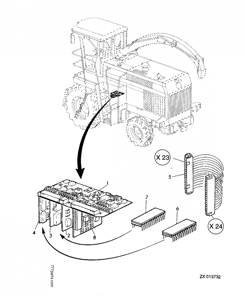 FUSE, RELAY AND DIODE BOARDS - HARVESTER, ENSILAGE AND