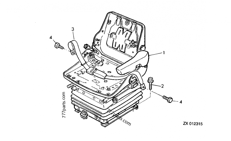 SUPER COMFORT SEAT DS85 - HARVESTER, ENSILAGE AND FORAGE