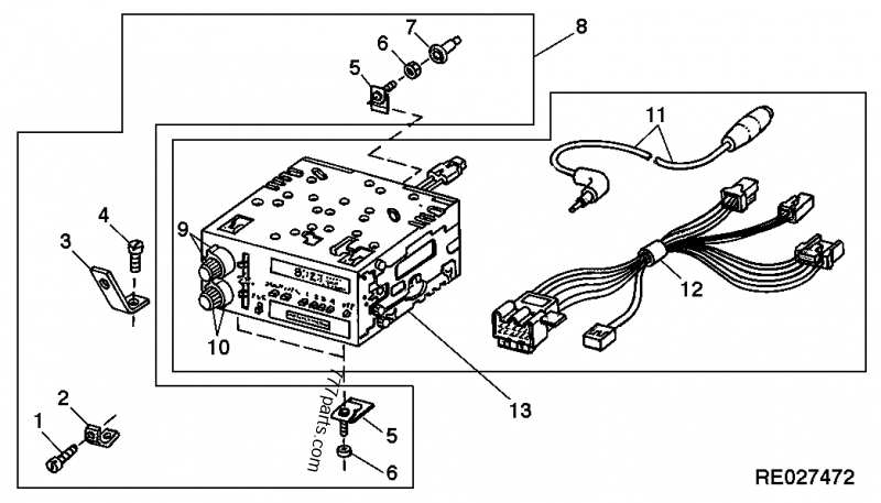 FUSES AND RELAY - TRACTOR John Deere 4955 - TRACTOR - 4555, 4755, 4955  Tractors (North American Edition) ELECTRICAL FUSES AND RELAY