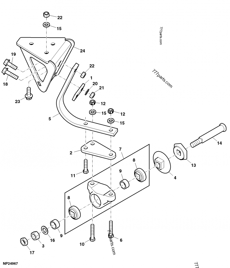 Middle Breaker, Standard - DISK John Deere 2623 - DISK (2620