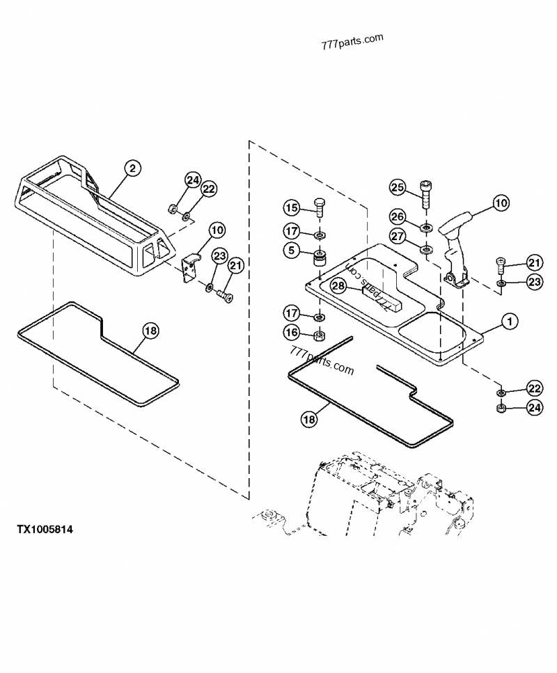 Fuse Panel and Relay Board ( - 23289) - LOADER, FOUR-WHEEL DRIVE John Deere  244J - LOADER, FOUR-WHEEL DRIVE - 244J Loader Vehicle Electrical Systems  1676 Instruments And Indicators Fuse Panel and Relay Board ( - 23289)