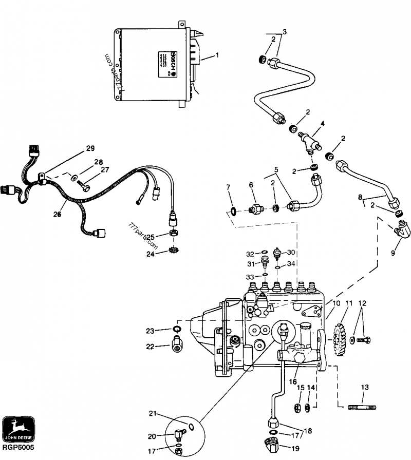 FUSES AND RELAYS (LOAD CENTER) - TRACTOR John Deere 8760 - TRACTOR - 8560,  8760, 8960 Tractors (North American Edition) ELECTRICAL FUSES AND RELAYS  (LOAD CENTER)