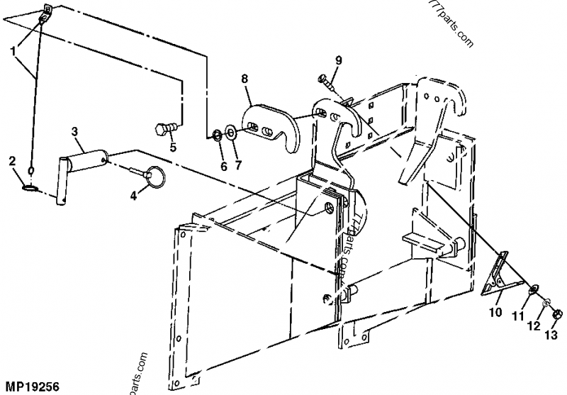 john deere rx75 parts diagram