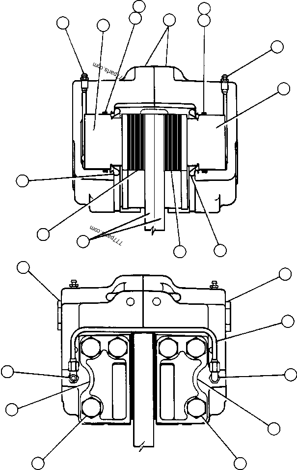 FRONT DISC BRAKE ASSEMBLY (PB7362) - Trucks Komatsu AFE50-A/B ...