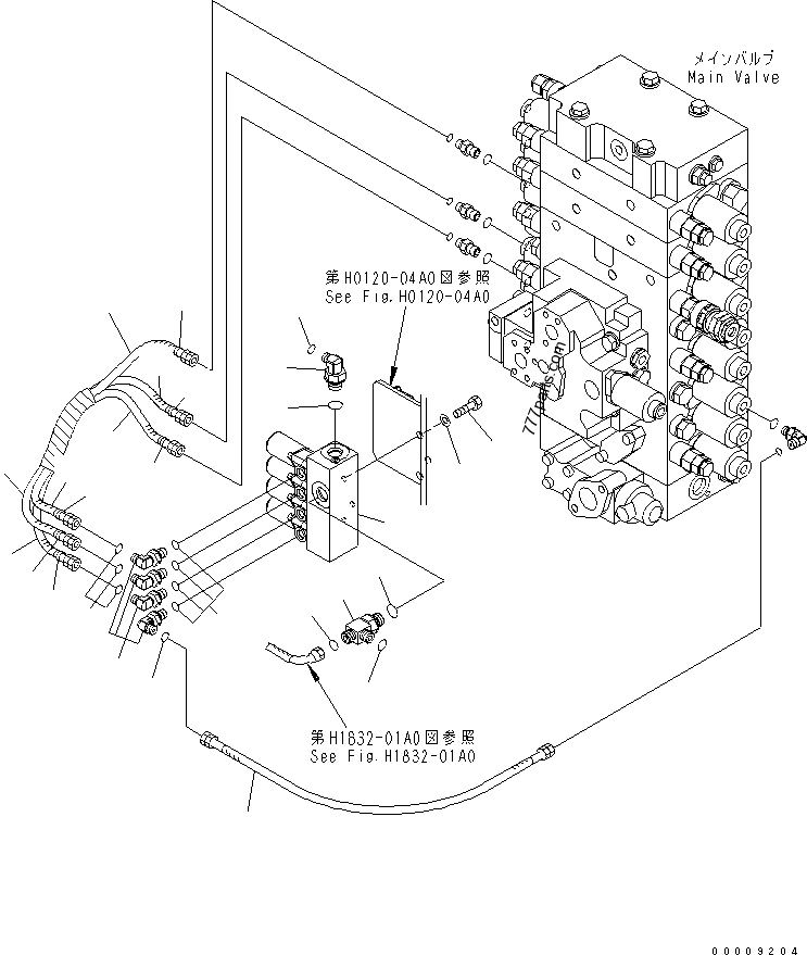 EPC VALVE LINE Mobile Debris Crusher Komatsu BR380JG1W1