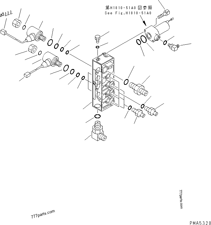 SOLENOID VALVE LINE (SOLENOID VALVE)(#45001-49820) - Hydraulic ...