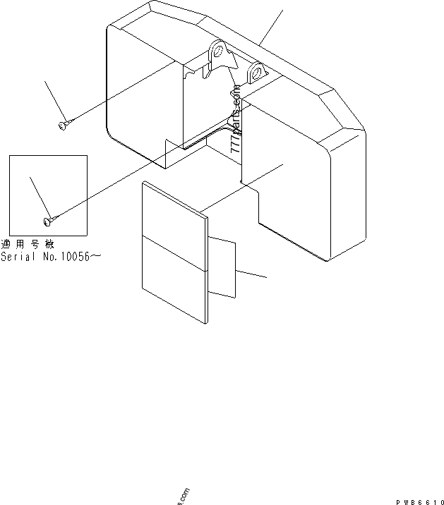 COUNTER WEIGHT (7500KG) (WITH COUNTER WEIGHT REMOVER)(#10001-10238