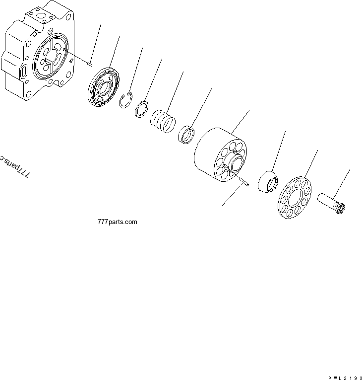 MAIN PUMP (8/13) (NO.2 PUMP)(#31001-) - Hydraulic Excavator