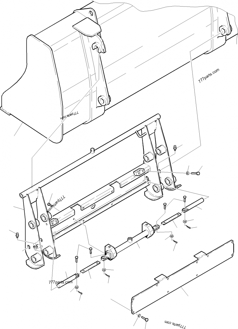 quick-hydraulic-coupling-for-bucket-optional-wheel-loader-komatsu