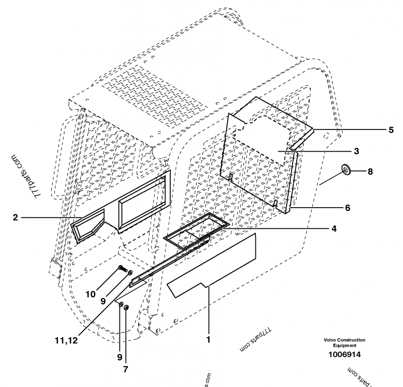 Sound-proofing panels (optional) - Compact Wheel Loaders, Backhoe ...