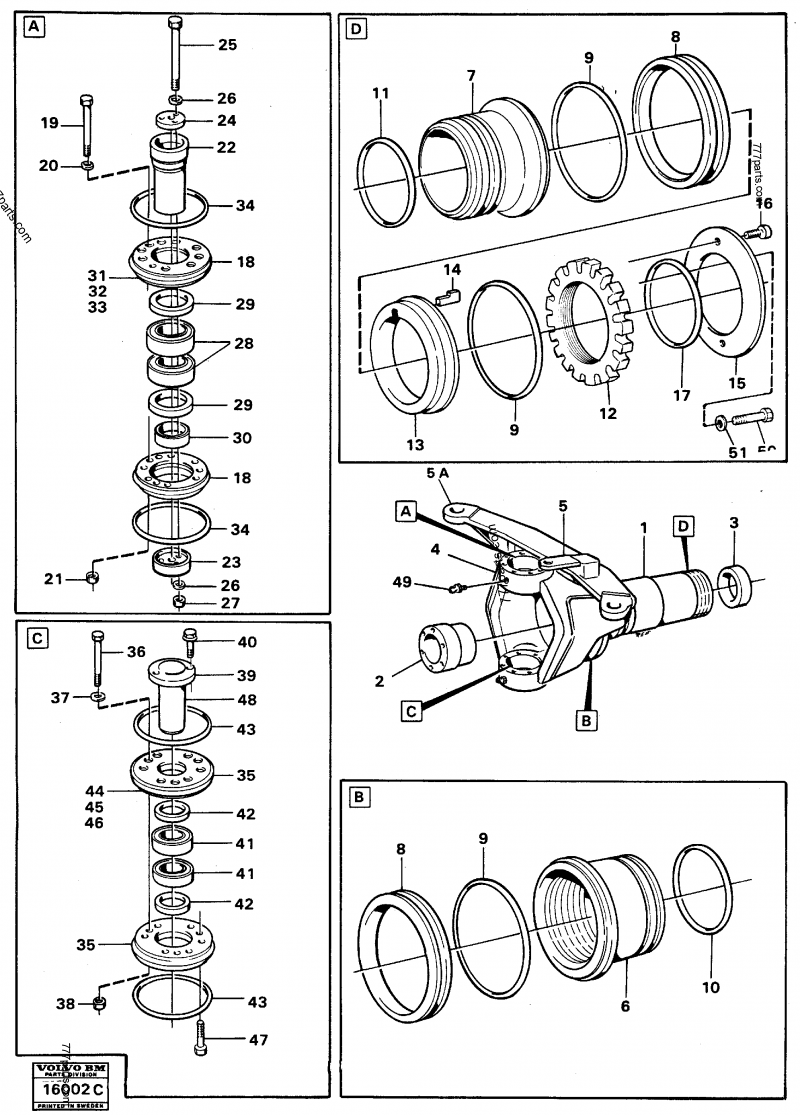 Hitch - Articulated Haulers Volvo A25 | 777parts.com