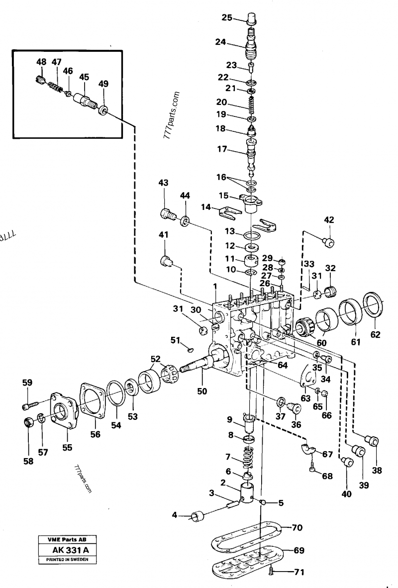 Injection pump. - Wheel Loaders Volvo L180 | 777parts.com