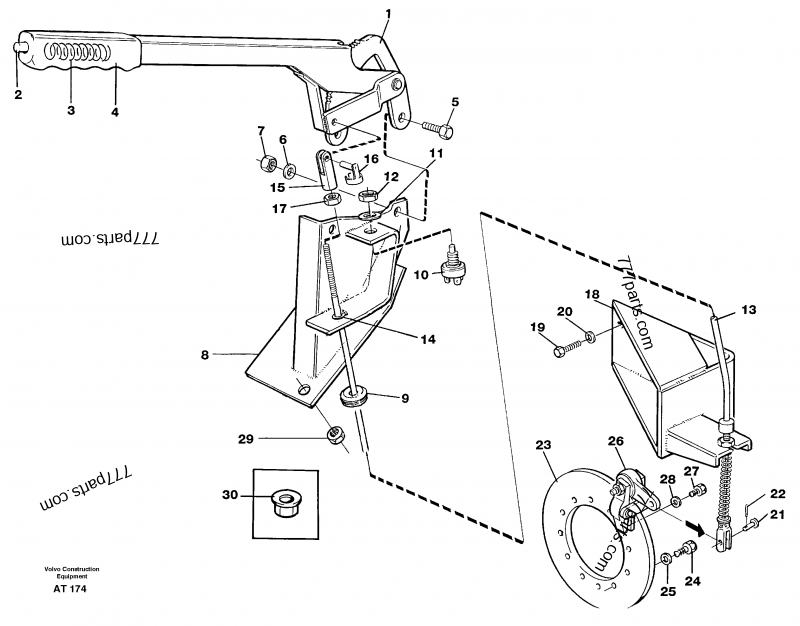 Parking brake - Wheel Loaders Volvo L90C | 777parts.com