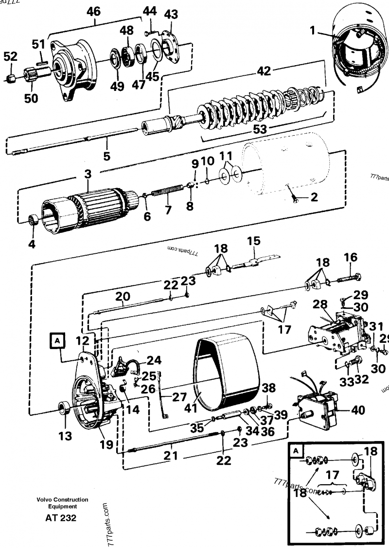 Starter motor - Wheel Loaders Volvo L90C | 777parts.com