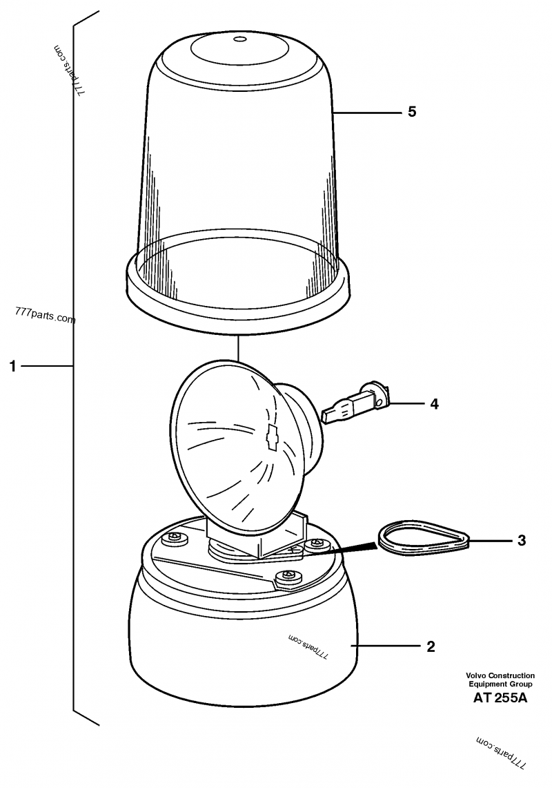 Rotating beacon. - Wheel Loaders Volvo L90C | 777parts.com