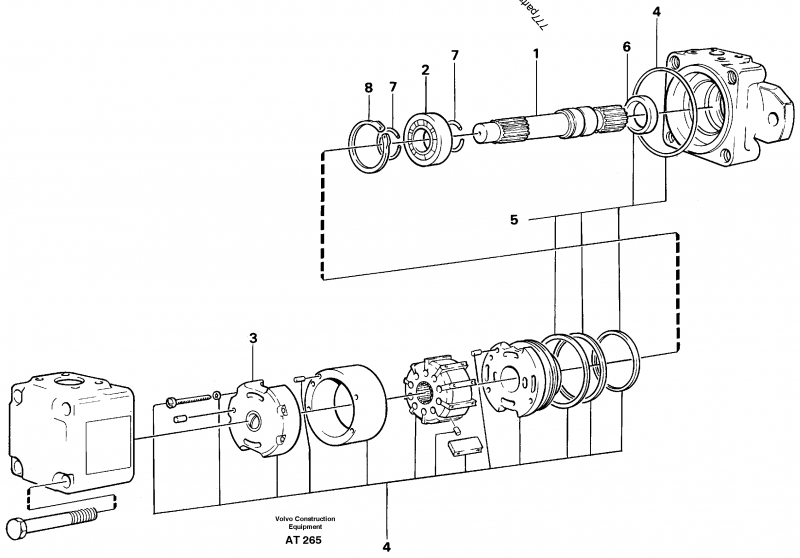 Hydraulic pump - Wheel Loaders Volvo L90C | 777parts.com