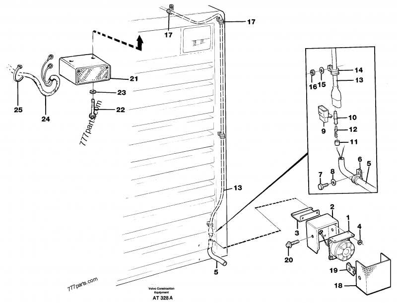 Back-up warning unit - Wheel Loaders Volvo L90C | 777parts.com