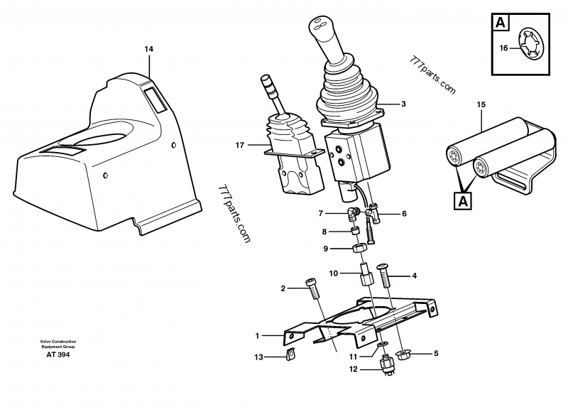 Servo valve with fitting parts. - Wheel Loaders Volvo L90C | 777parts.com
