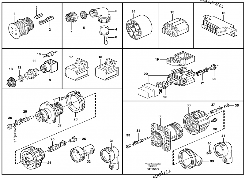 Connectors - Wheel Loaders Volvo L90C | 777parts.com