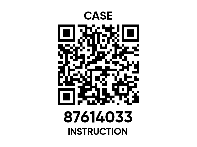 87614033 INSTRUCTION Case Spare Part 777parts 87614033-instruction-case-spare-part-777parts