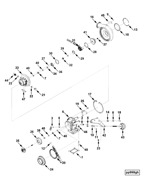 2839641 Wastegate valve - Cummins spare part | 777parts.com