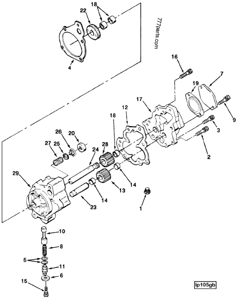 70415 O ring seal - Cummins spare part | 777parts.com