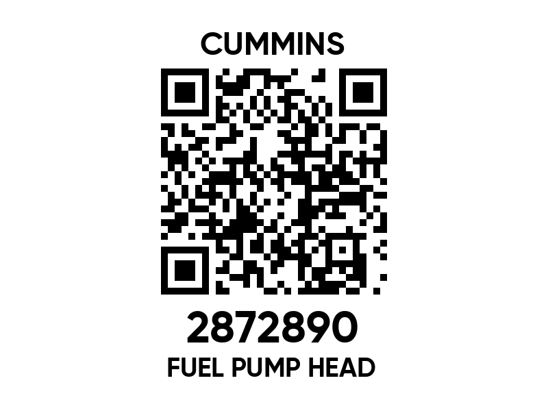 2872890 Fuel pump head - Cummins spare part | 777parts.com
