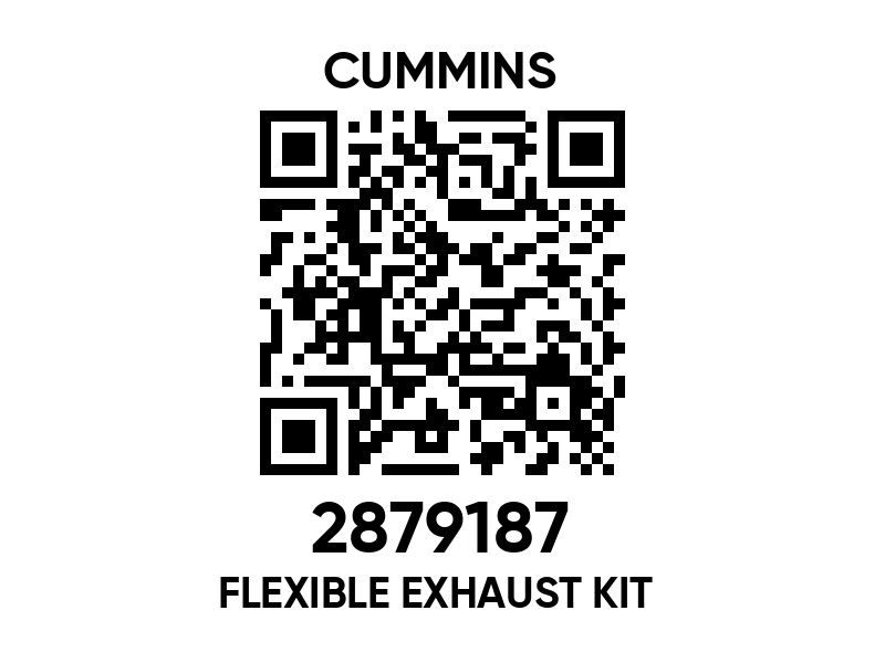2879187 Flexible exhaust kit - Cummins spare part | 777parts.com