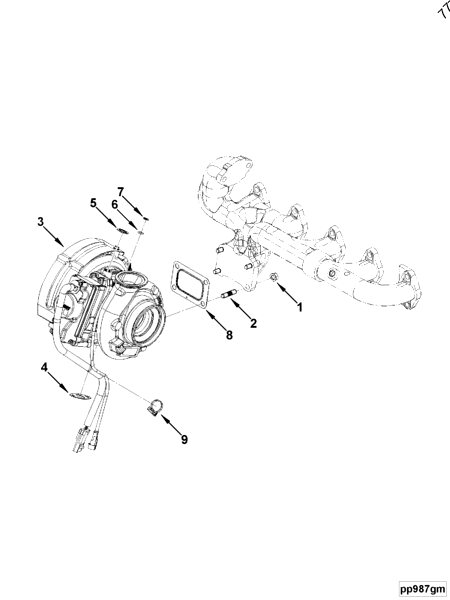 4046253 Turbocharger diffuser - Cummins spare part | 777parts.com 