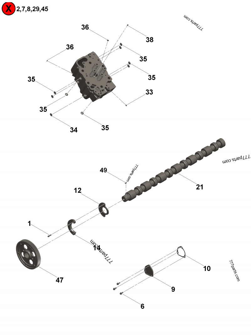 4918068 Injector seal - Cummins spare part | 777parts.com