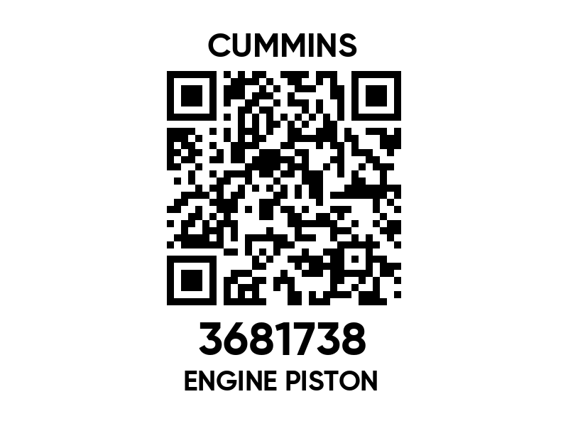 3681738 Engine piston - Cummins spare part | 777parts.com
