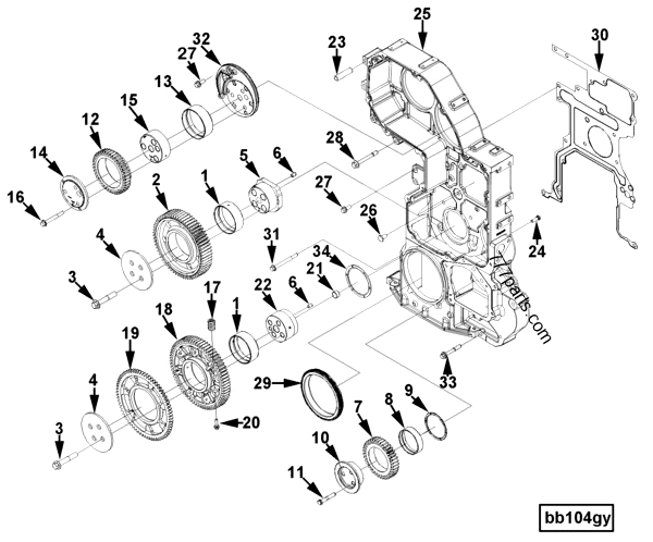 3687426 Mounting spacer - Cummins spare part | 777parts.com 