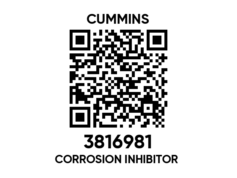 KKKKKKK様確認用 3816981 Corrosion inhibitor - Cummins spare part | 777parts.com