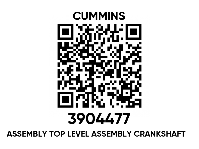 3904477 Assembly top level assembly crankshaft - Cummins spare part ...