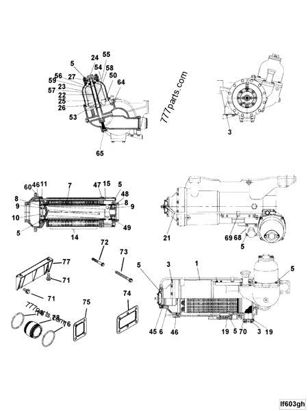 4016423 Centrifuge cover - Cummins spare part | 777parts.com