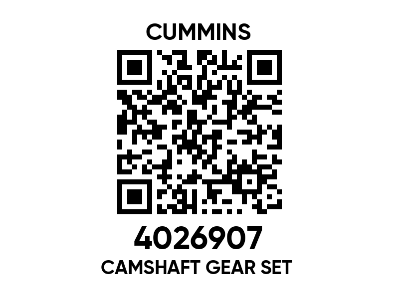 4026907 Camshaft gear set - Cummins spare part | 777parts.com