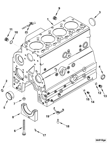 3678791 Threaded plug - Cummins spare part | 777parts.com