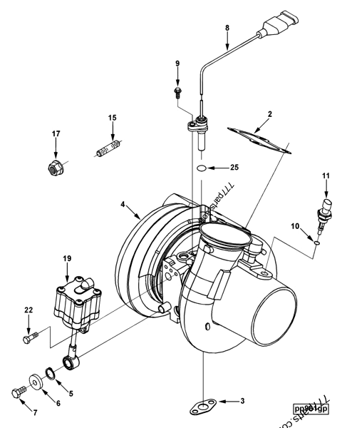 4076842 Temperature sensor - Cummins spare part | 777parts.com