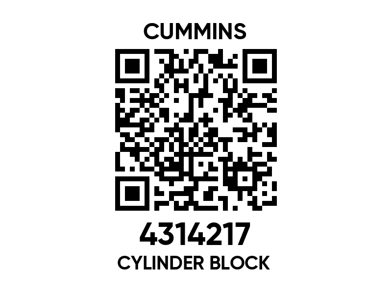 4314217 Cylinder block - Cummins spare part | 777parts.com