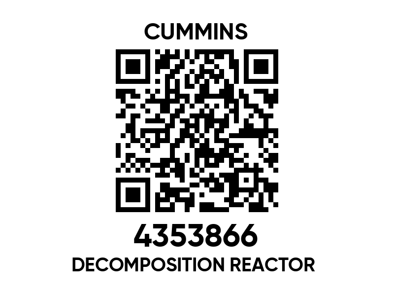 4353866 Decomposition reactor - Cummins spare part | 777parts.com 