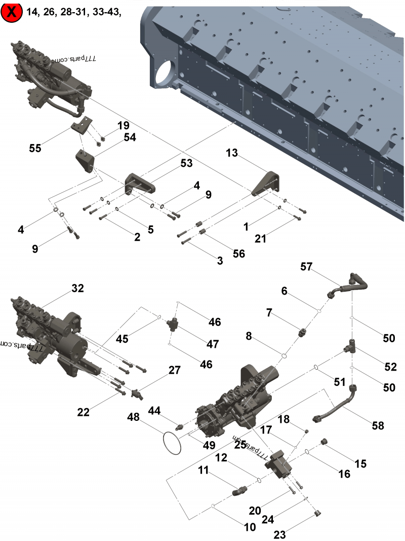 5405888 Service kit - Cummins spare part | 777parts.com