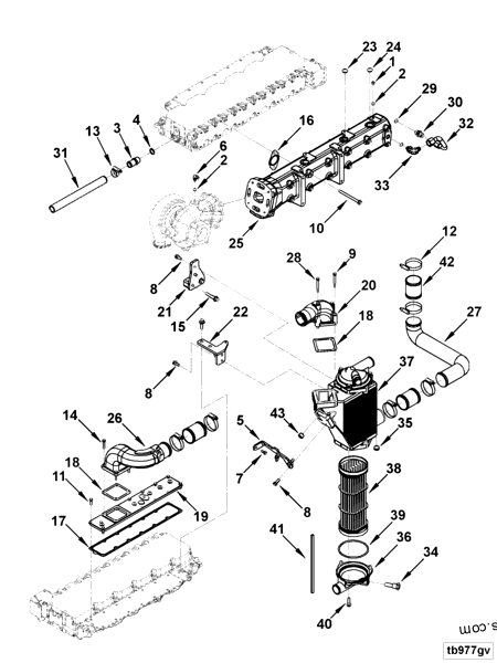 4928896 Aftercooler core seal - Cummins spare part | 777parts.com 