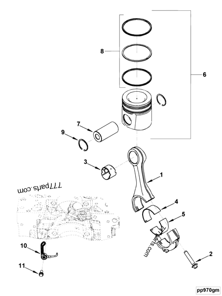 engine piston diagram