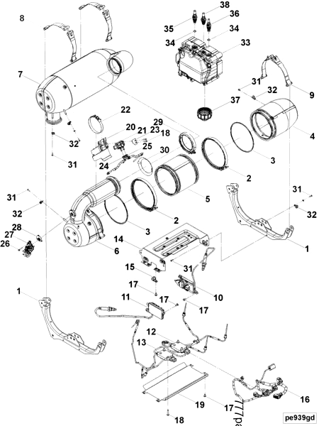 5296249 Particulate filter module - Cummins spare part