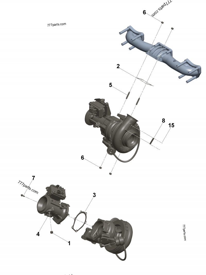 3794648 Turbocharger actuator - Cummins spare part | 777parts.com 